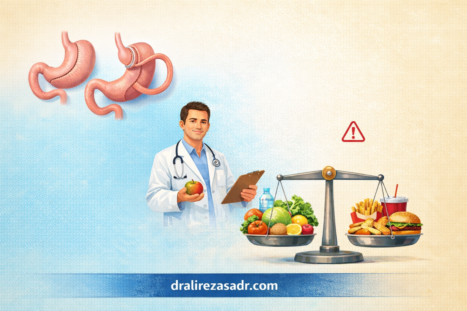 رژیم غذایی بعد از اسلیو و بای پس (بعد از اسلیو و بای پس چی بخوریم؟)
